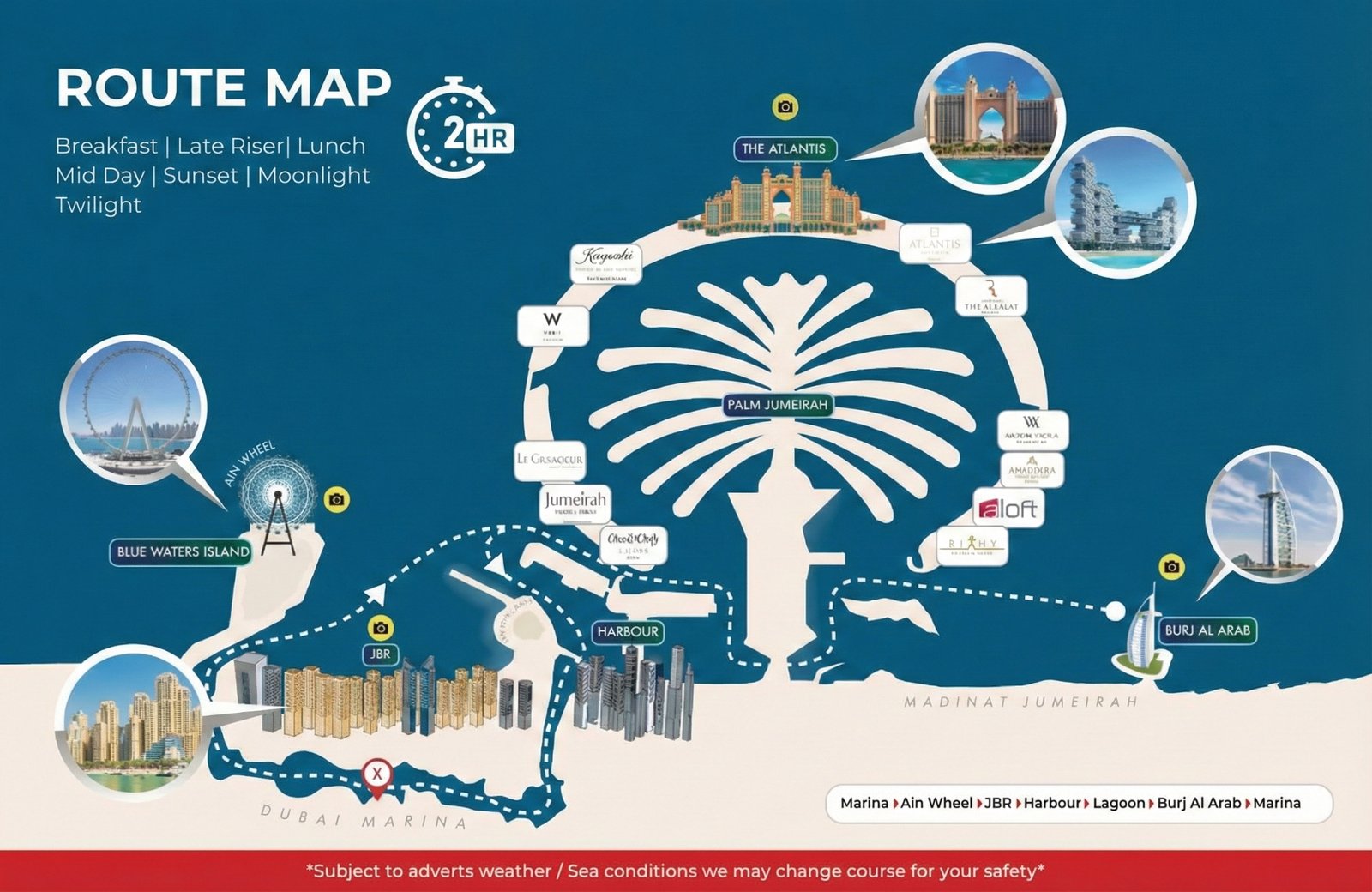 Dubai Shoreline Illustration