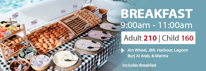 Dubai Yacht Breakfast