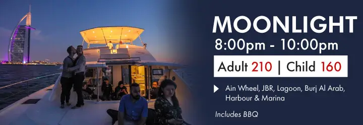 Dubai Yacht Moonlight